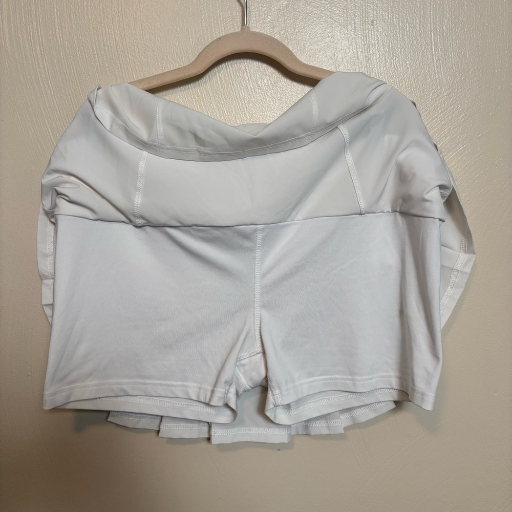 Bolle Women's Skort Tennis Pickleball Athletic Pleated White Shorts Size XL - Picture 5 of 6
